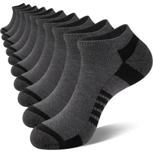 10 Pairs Cushioned Compression Socks - Comfort and Performance