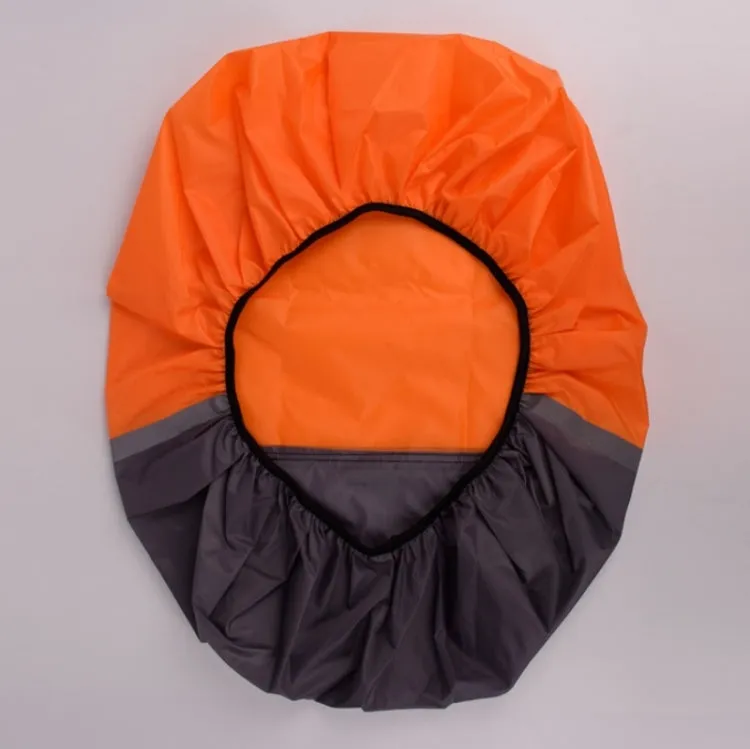 2 PCS Outdoor Mountaineering Color Matching Luminous Backpack Rain Cover, Size: S 18-30L(Gray   Blue)