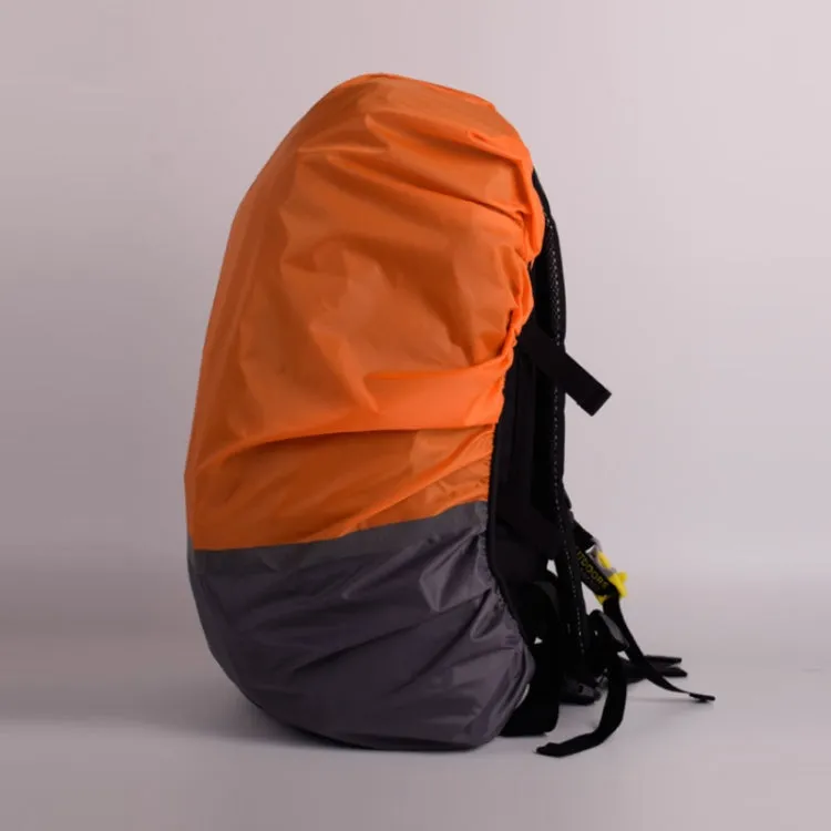 2 PCS Outdoor Mountaineering Color Matching Luminous Backpack Rain Cover, Size: S 18-30L(Gray   Blue)