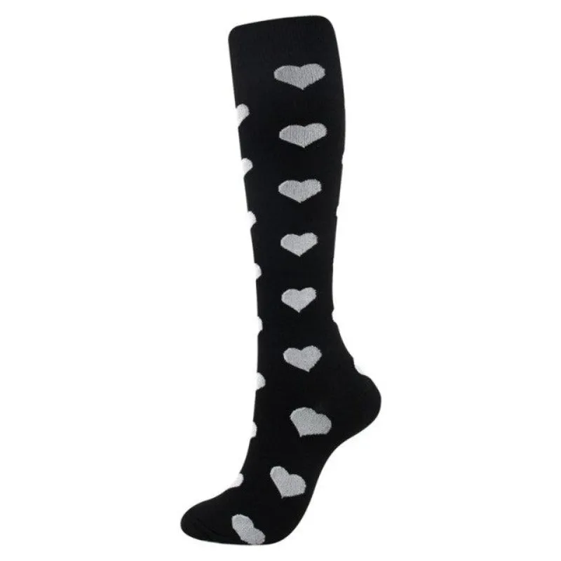 4 Styles Unisex Knee-High Compression Socks