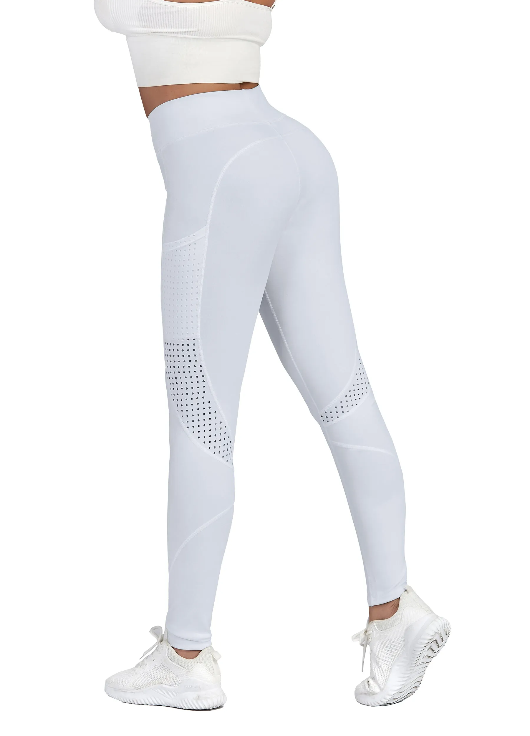 4POSE Women's High Waist Yoga Leggings with Pockets