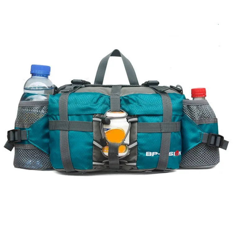 5L Outdoor Sports Multifunctional Cycling Hiking Waist Bag Waterproof Large-Capacity Kettle Bag, Size: 28.5 x 15 x 13cm(Peacock Green)