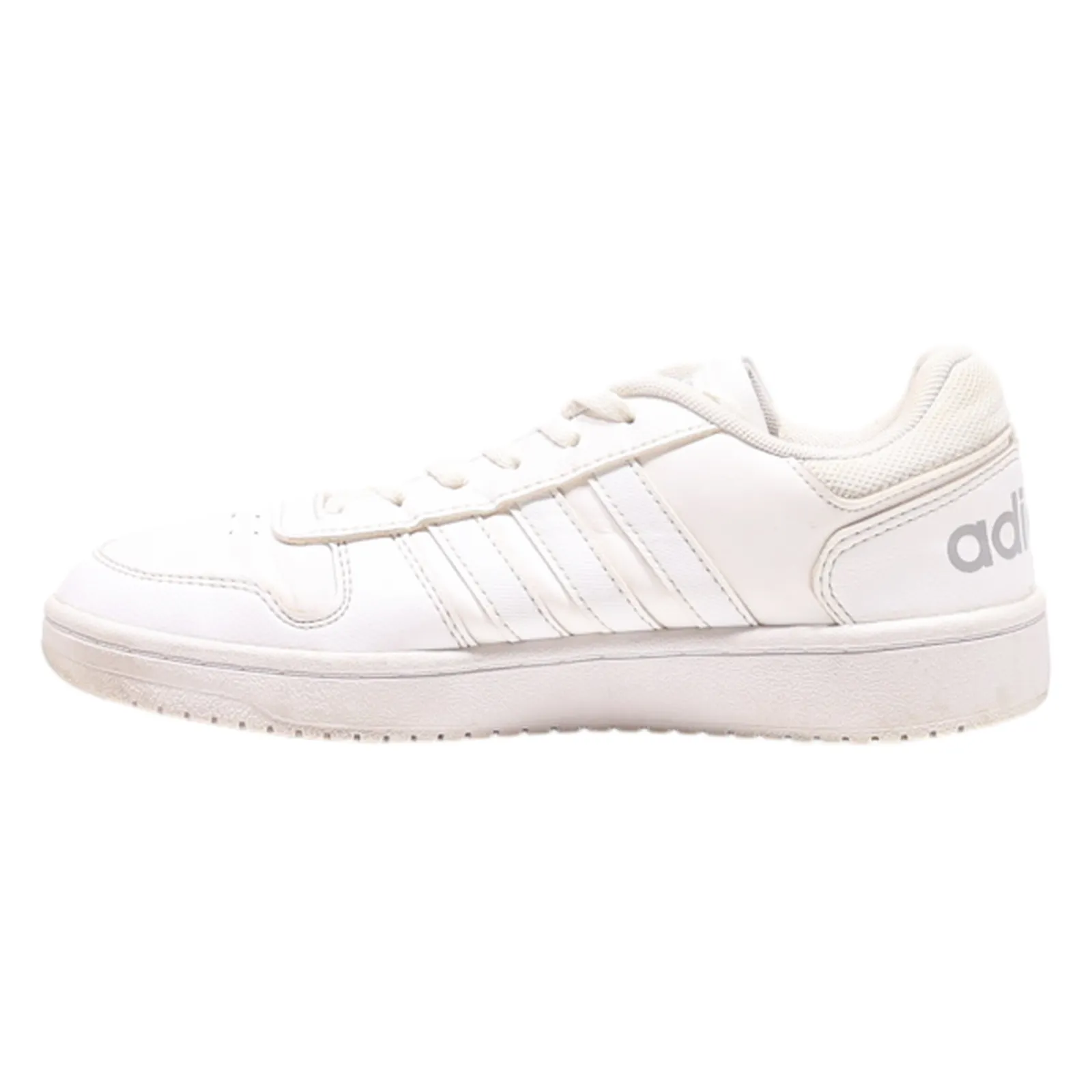 ADIDAS Hoops 2.0 2020 Sneaker Trainers White Leather Womens UK 4.5