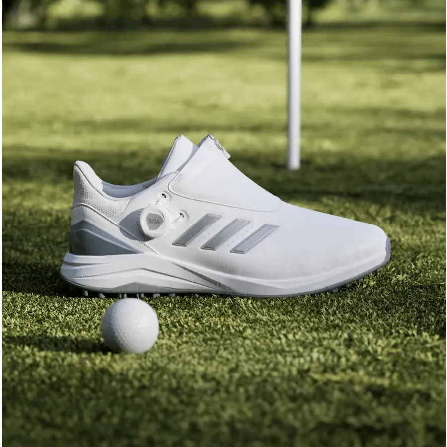 Adidas SolarMotion Boa Wide 24 Mens Golf Shoe - White