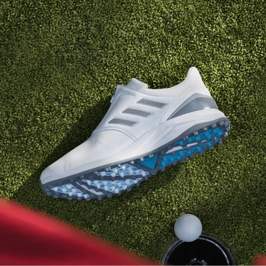 Adidas SolarMotion Boa Wide 24 Mens Golf Shoe - White