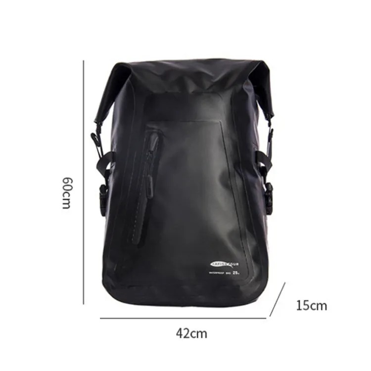 AFISHTOUR FM2040 25L Outdoor Sports Waterproof Bag Multi-Function Storage Backpack(Black)