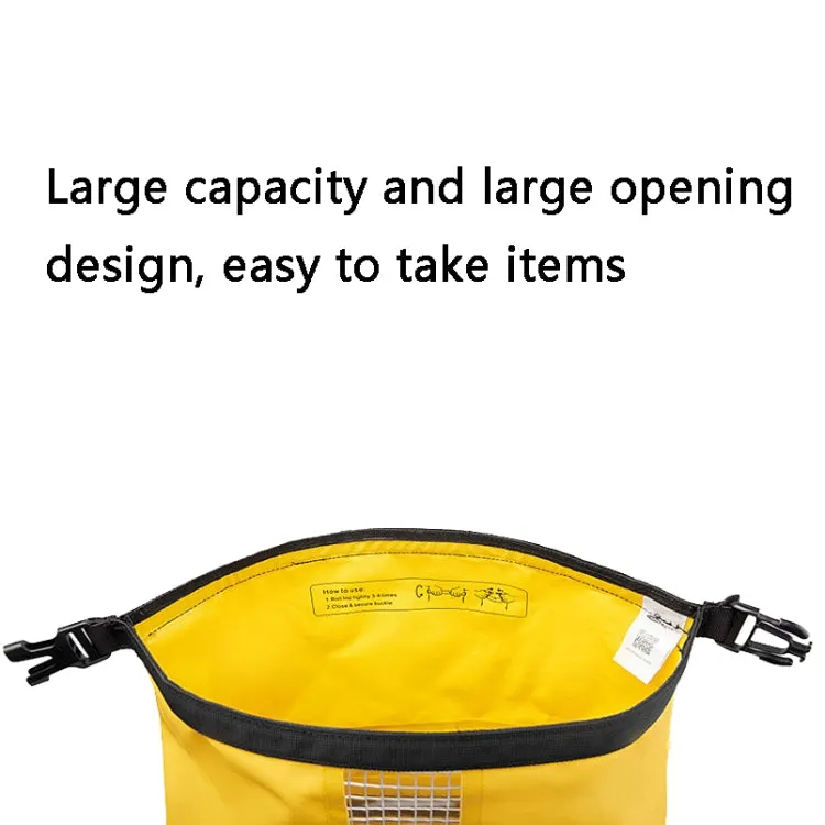 AFISHTOUR FW2074 25L Outdoor Swimming Drifting Waterproof Bag(Yellow)