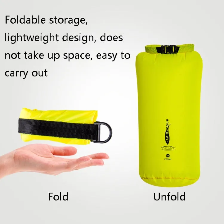 AFISHTOUR Outdoor Bunch Storage Bag Multi-Function Light Thin Waterproof Storage Bag, Size: 35L(Yellow)