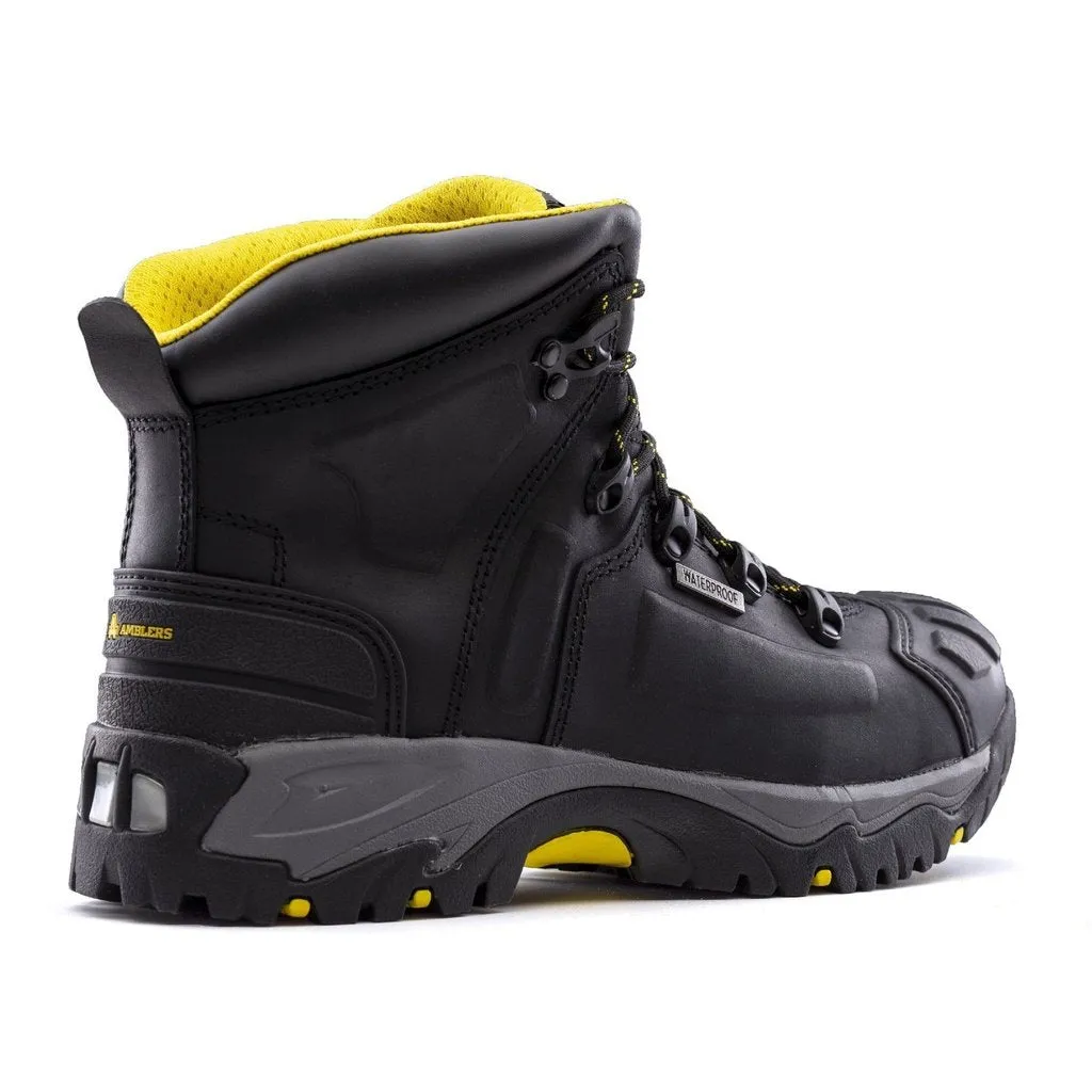 Amblers Mens Waterproof Wide Fit Leather Safety Boot