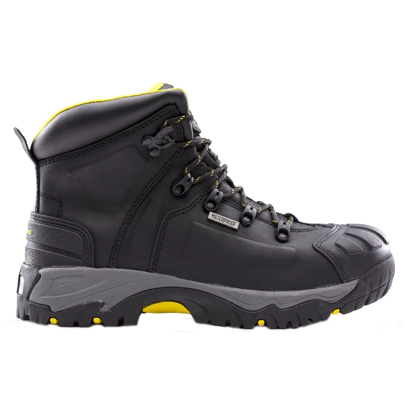 Amblers Mens Waterproof Wide Fit Leather Safety Boot