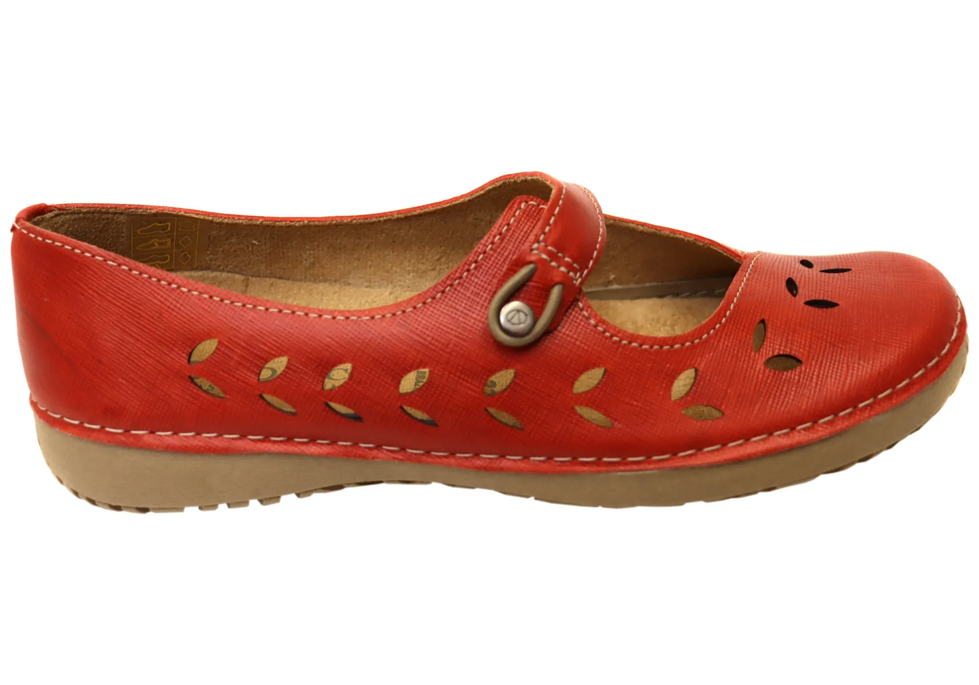 Andacco Kezia Womens Comfortable Leather Shoes Made In Brazil