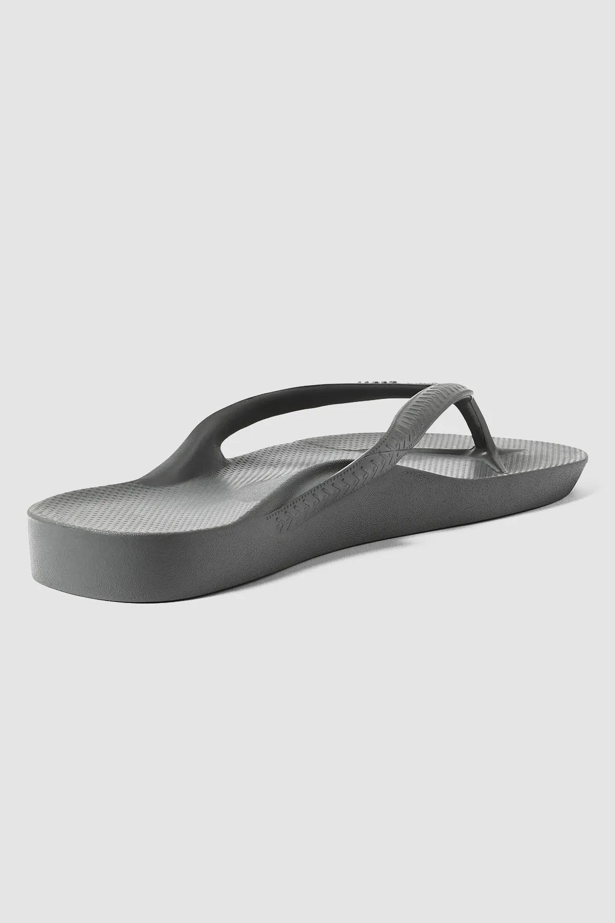 Archies Footwear Arch Support Thong Charcoal