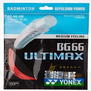 BG 66 Ultimax Nylon Badminton String | Senior (Yellow)