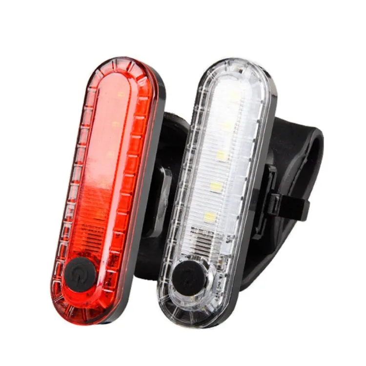 Bicycle Charging Waterproof Warning Light(Red)