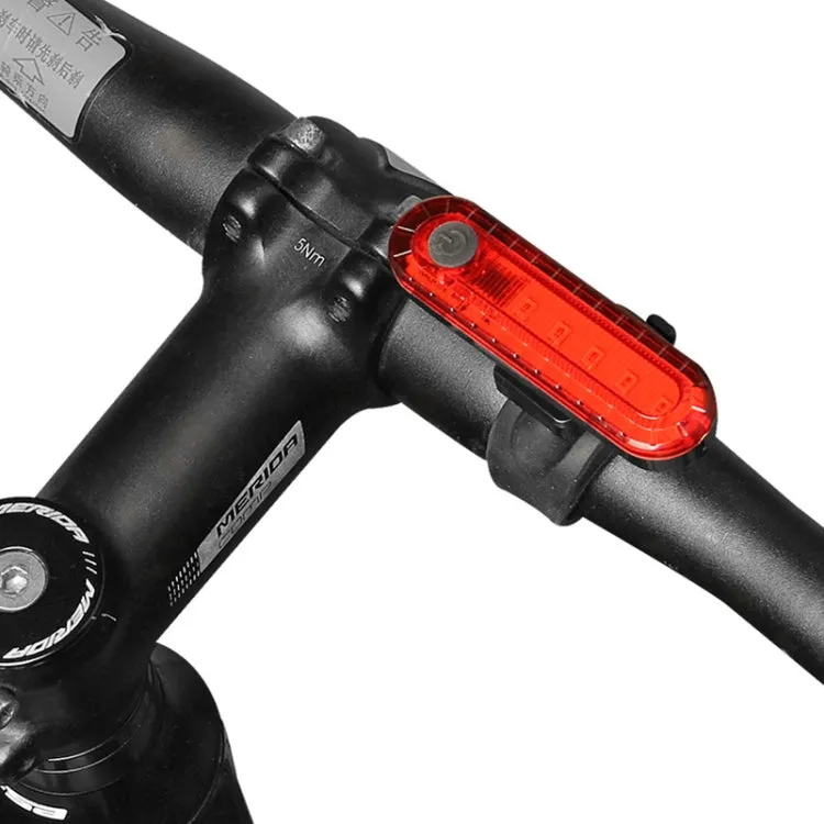 Bicycle Charging Waterproof Warning Light(Red)