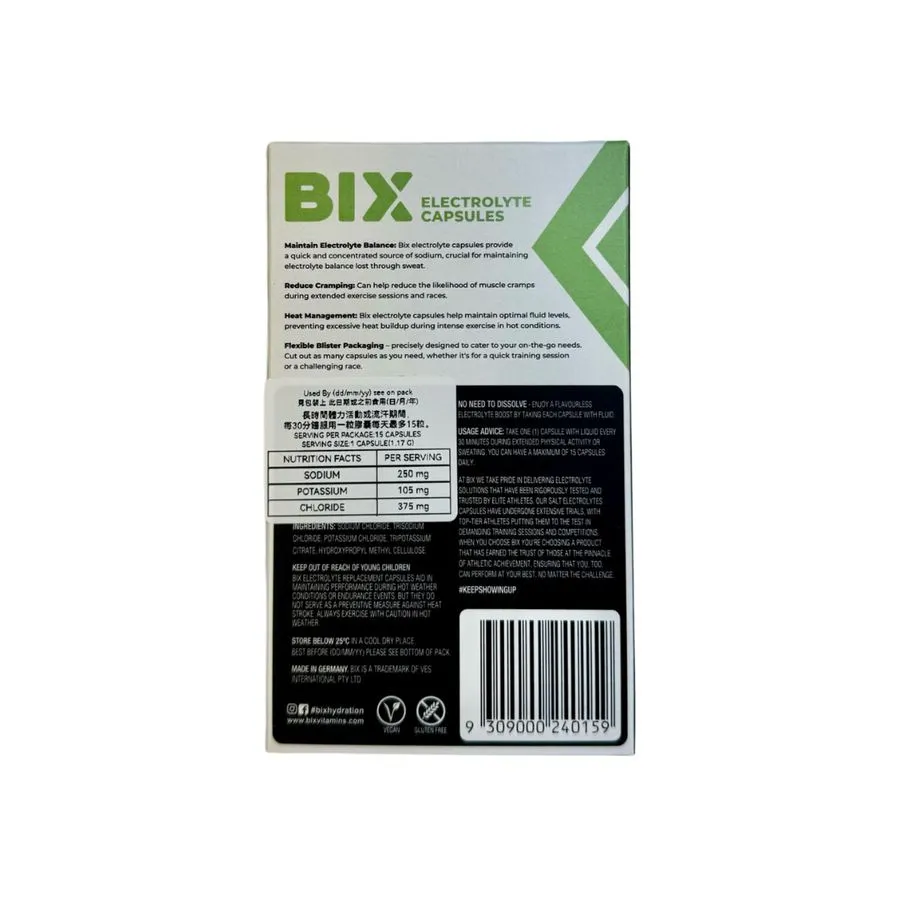 BIX Salt Electrolyte Caps