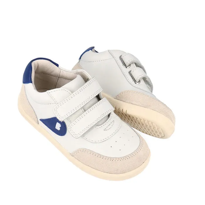 Bobux Kids IWalk IW Champ Sneaker Chalk White Blue 650501