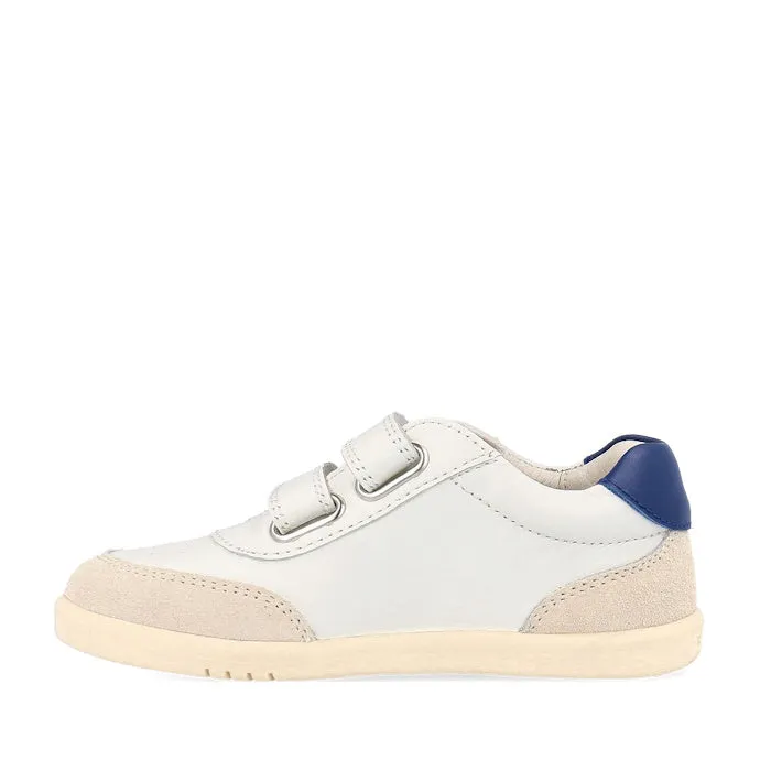 Bobux Kids IWalk IW Champ Sneaker Chalk White Blue 650501