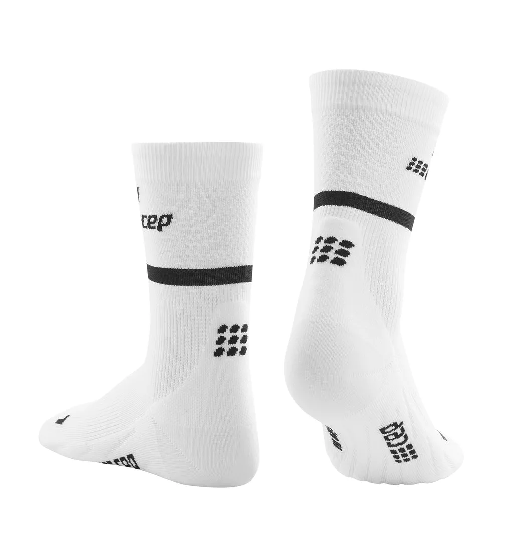 CEP Men's The Run Socks Mid-Cut V4 - White ( WP3C0R )