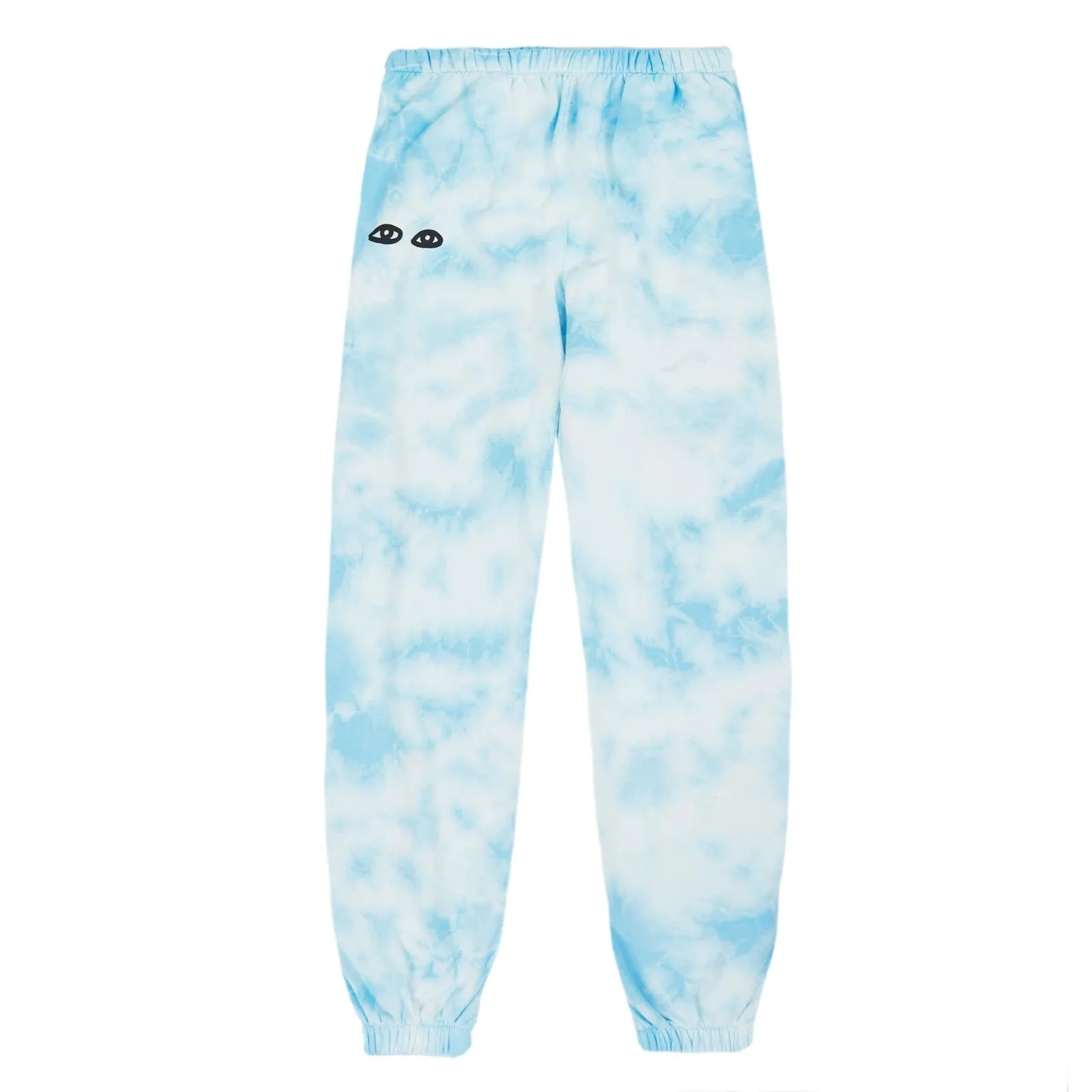 Clare V. - Sweatpants in Blue Tie Dye w/ Black Eyes