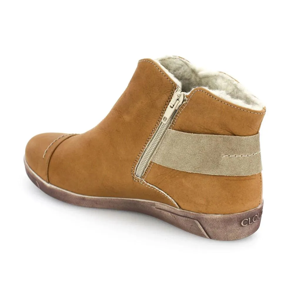 Cloud Footwear Aline Tan Wool Lining Boot (Women's)