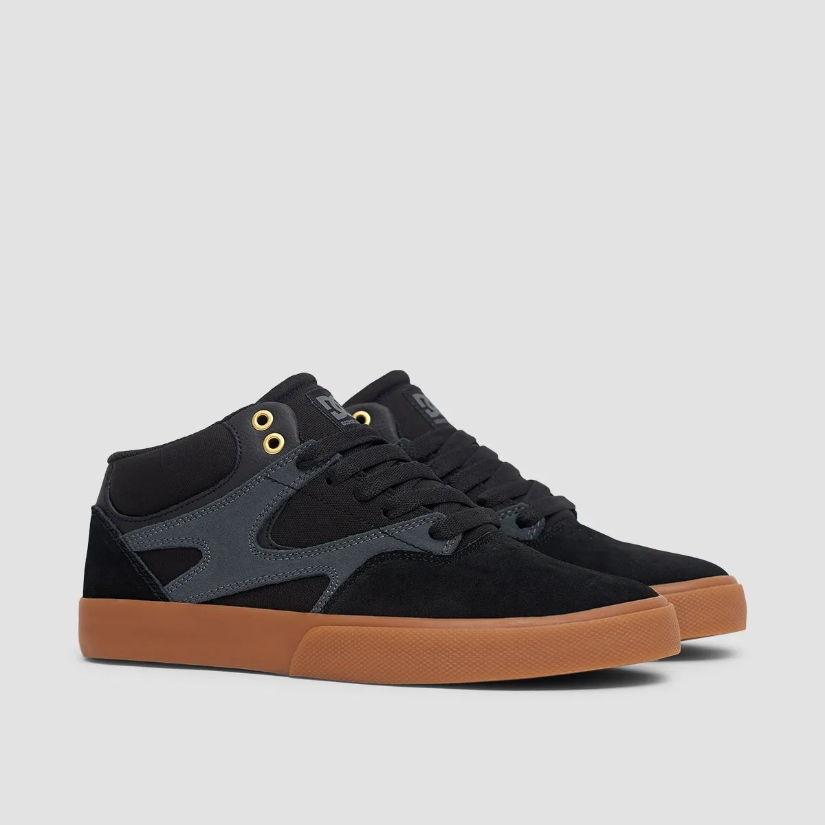 DC Kalis Vulc Mid S Shoes - Black/Gum