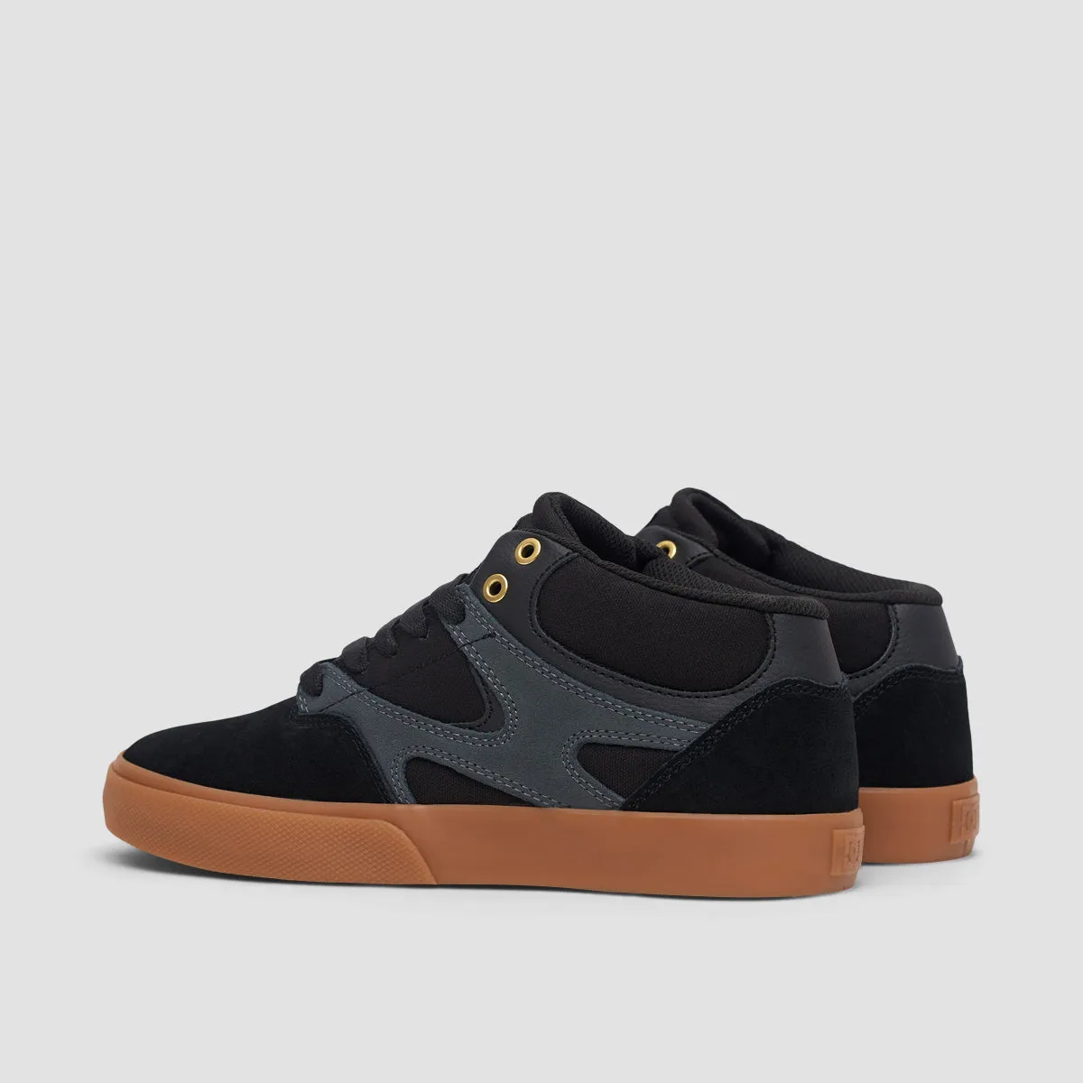 DC Kalis Vulc Mid S Shoes - Black/Gum