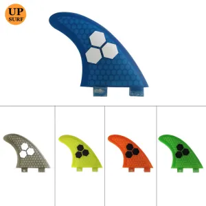 Double Tabs M  fins surfboard fin M size Fiberglass Honeycomb stand up