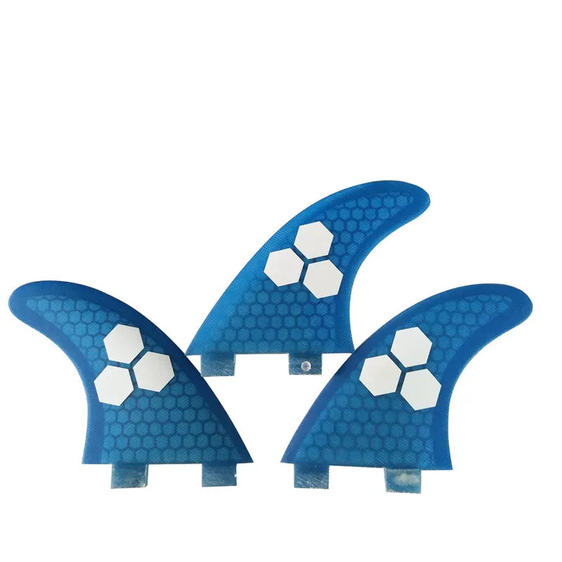 Double Tabs M  fins surfboard fin M size Fiberglass Honeycomb stand up