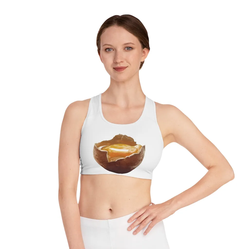 Egg Sports Bra (AOP)