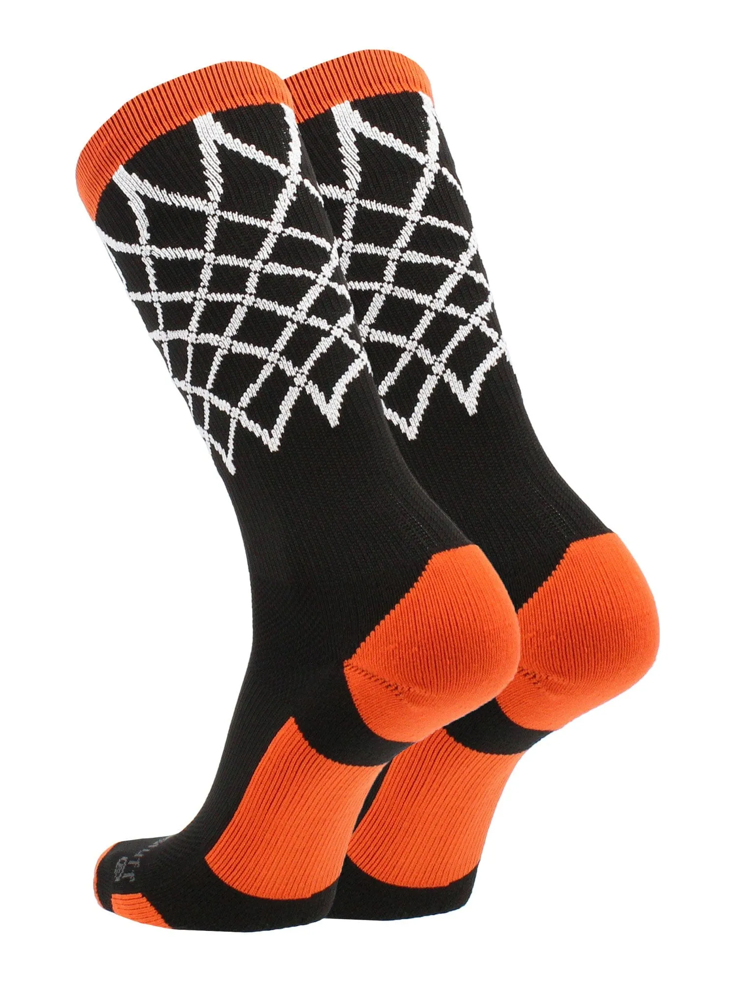 Elite Basketball Socks with Net Crew length - made in the USA