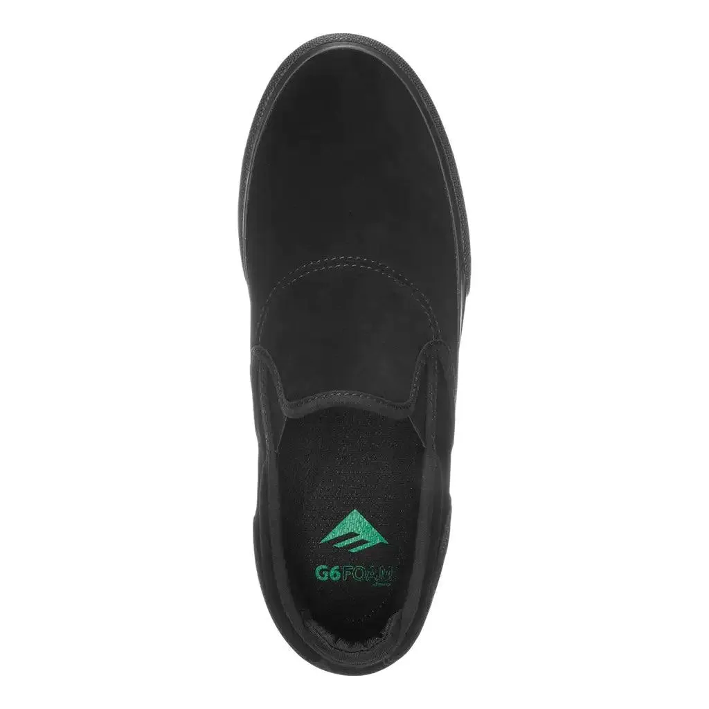 Emerica Wino G6 Skate Shoe - Black / Black