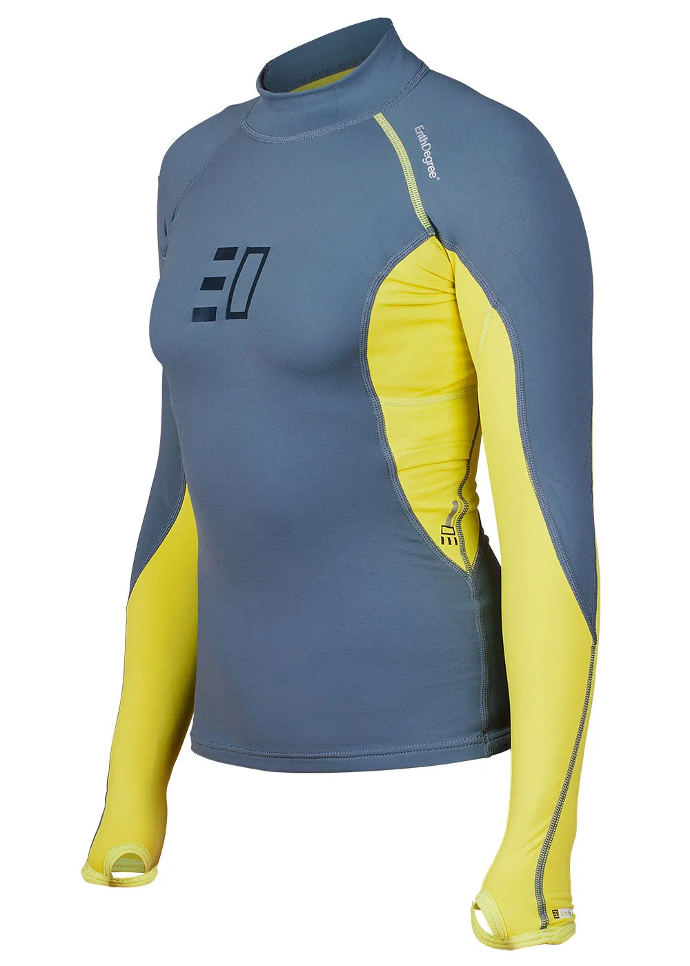 Enth Degree Womens Bombora Long Sleeve Polyfleece Rash Guard