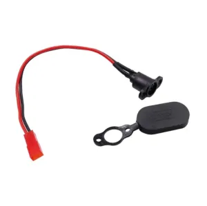 For Xiaomi Mijia M365 Electric Scooter Accessories Waterproof Connector Battery Charging Head(with Black Waterproof Cover)