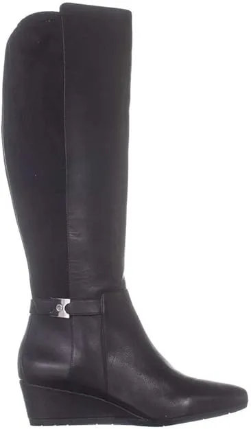 Giani Bernini Womens Catrinaa Leather Round Toe Knee High Fashion Boots, Sz 7