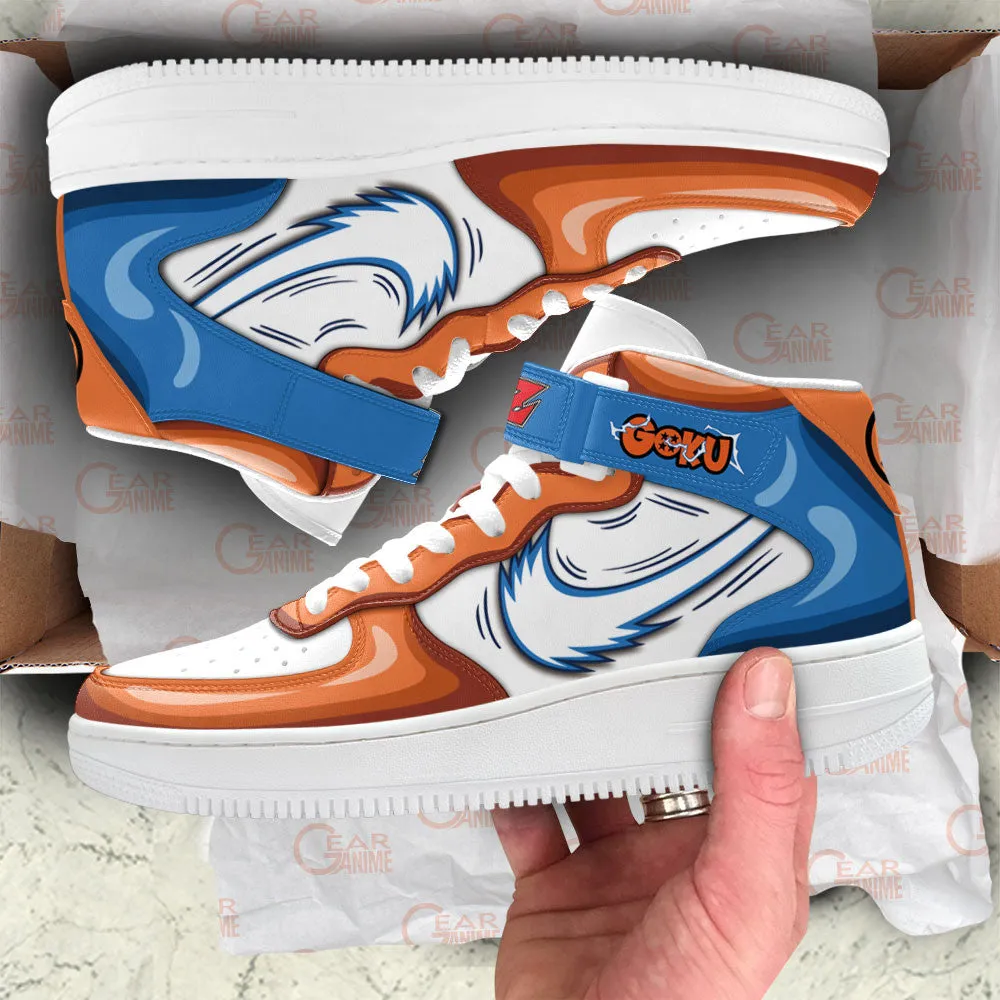 Goku Sneakers Air Mid Pokemon Dragon Ball Shoes