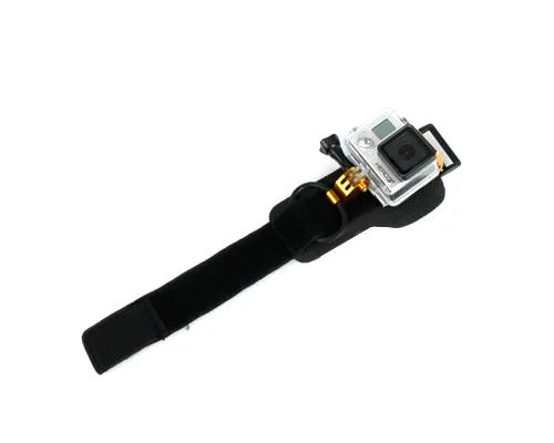 GoPro Wrist Strap Band Mount w/Snap Latch for Hero 3 /4 Camera - Gold