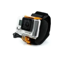 GoPro Wrist Strap Band Mount w/Snap Latch for Hero 3 /4 Camera - Gold