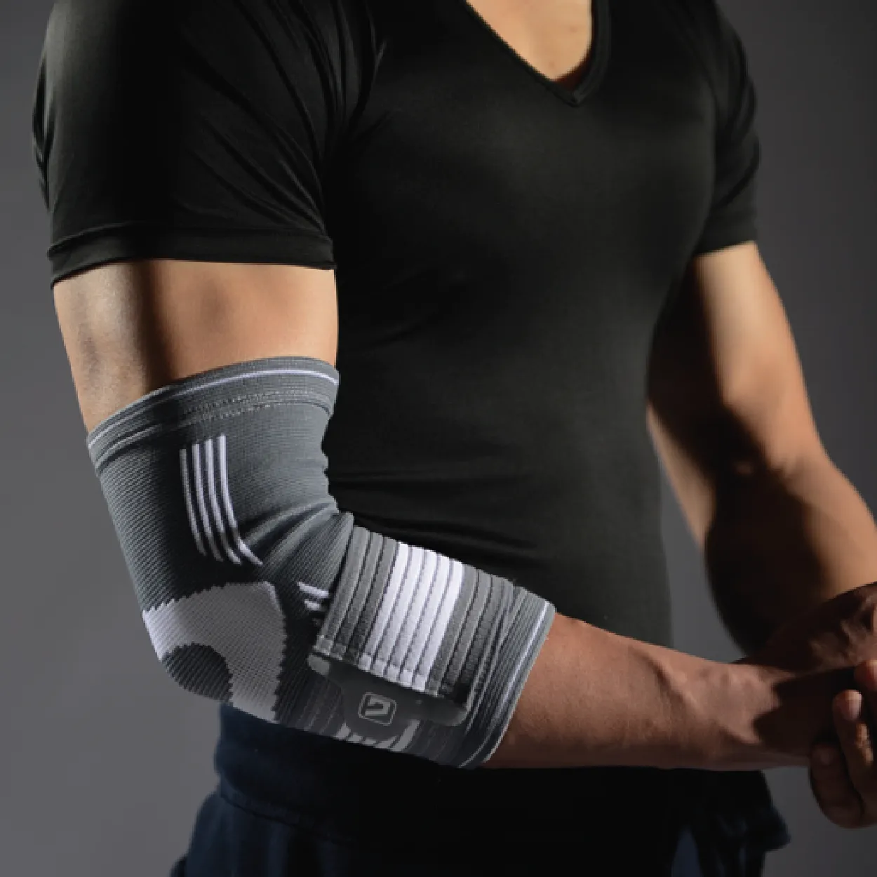 Grey Sports Elbow Support - L/XL