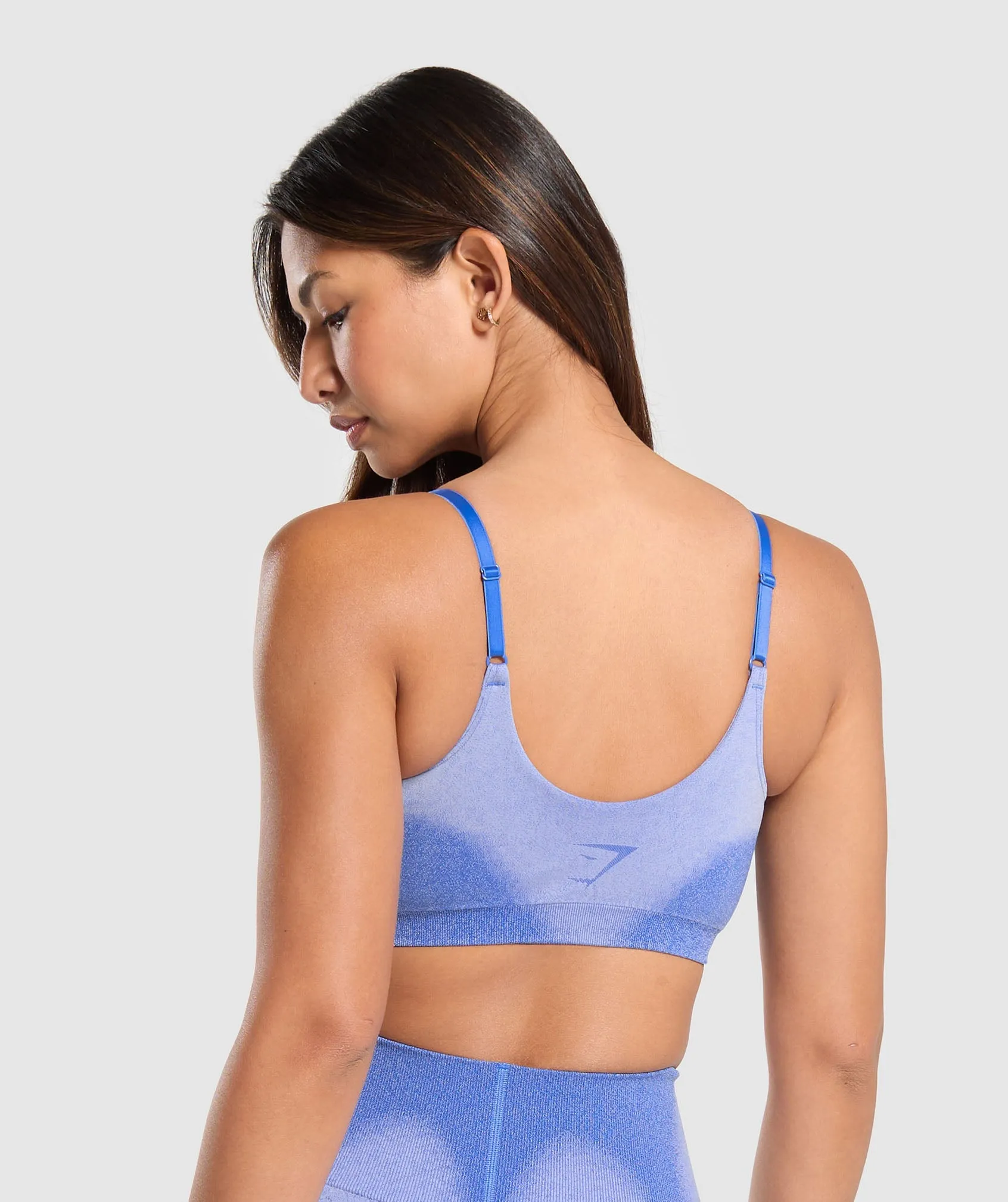 Gymshark Blur Seamless Bralette - Iris Blue/Powdered Lilac