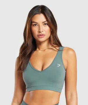 Gymshark Everyday Seamless Sports Bra - Cargo Teal