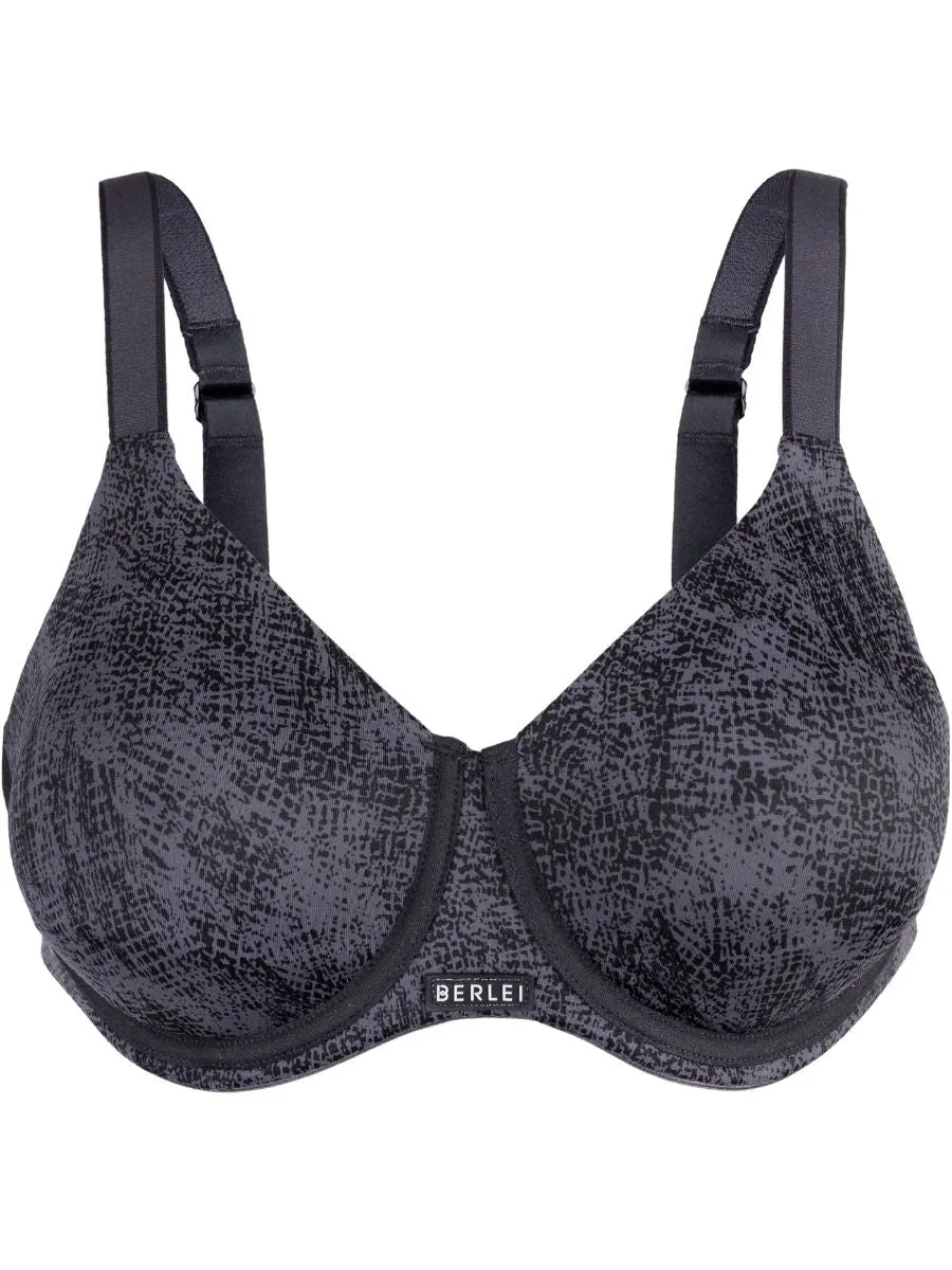 High Performance Wired Sports Bra - Black