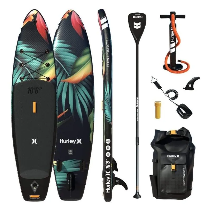 Hurley 10'6" PhantomTour Inflatable Paddle Board SUP - Paradise