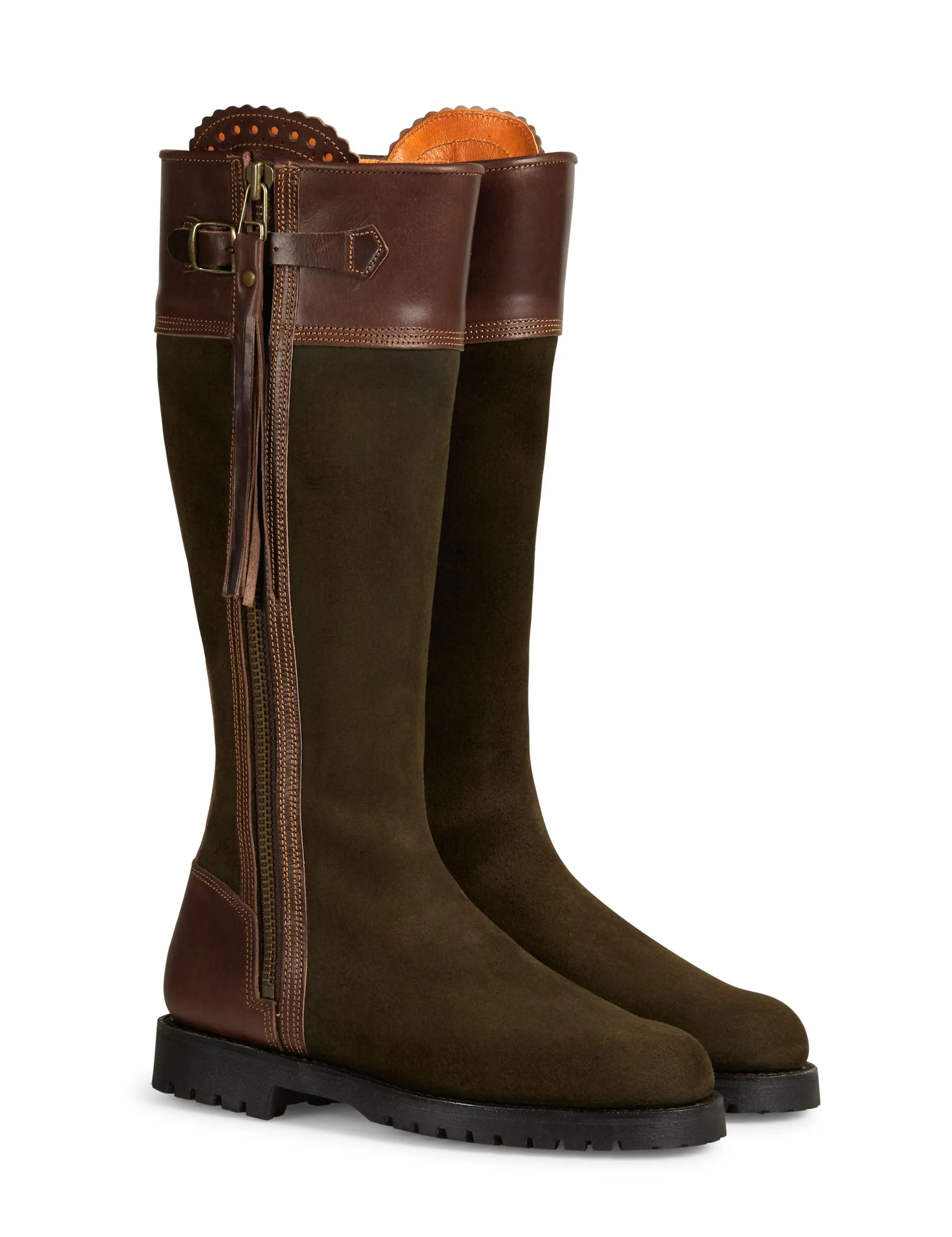 Inclement Tassel Boot - Seaweed/Conker