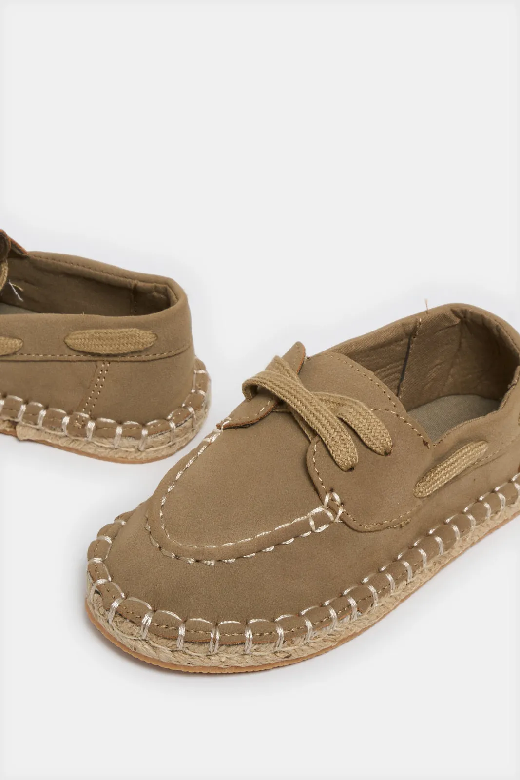 Infant Boys Brown Espadrille