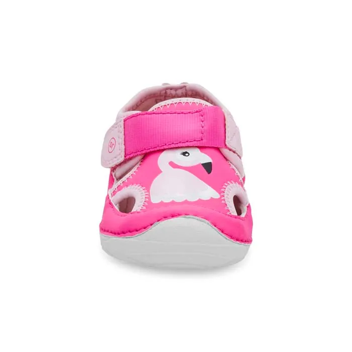 Infant Girl Stride Rite Soft Motion Splash in Pink Flamingo