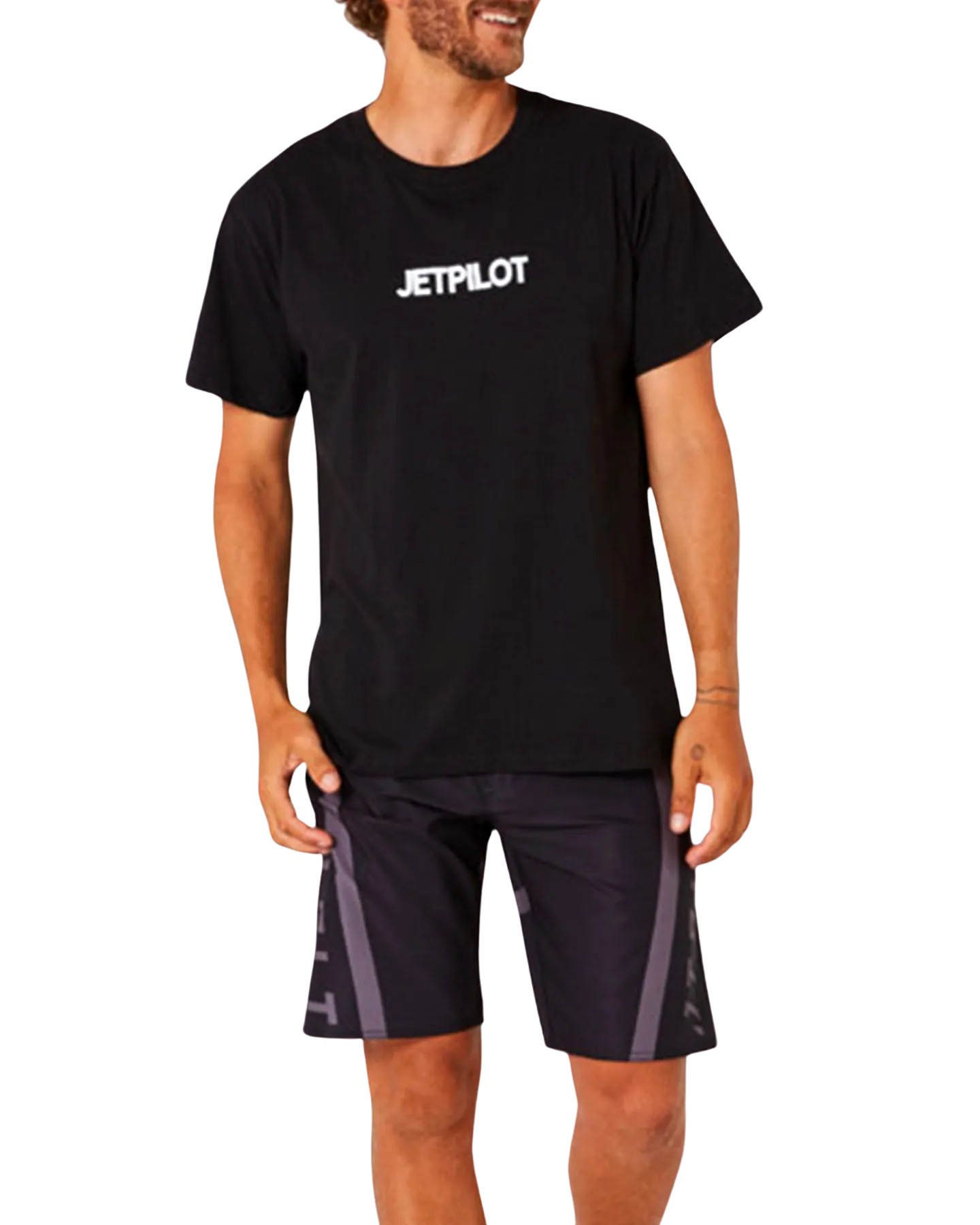 Jetpilot Vault Apex Men's Rideshort - Black/Charcoal - 2024