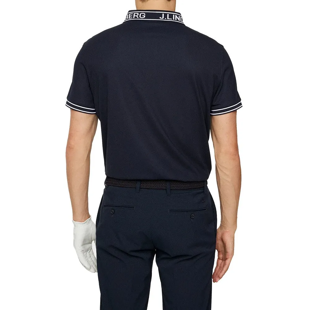 J.Lindeberg Austin Regular Fit Golf Shirt - JL Navy