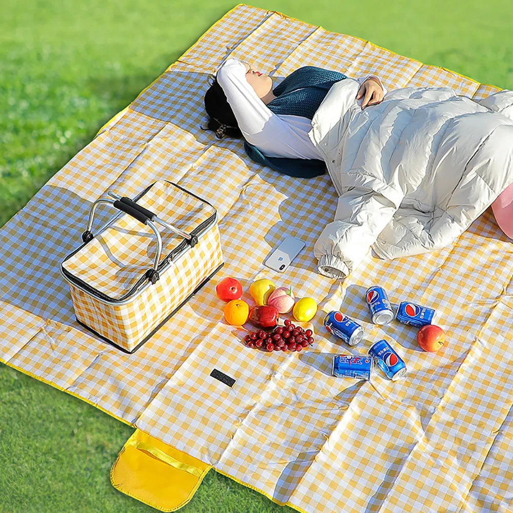 Large Collapsible Insulated Picnic Basket with Handles