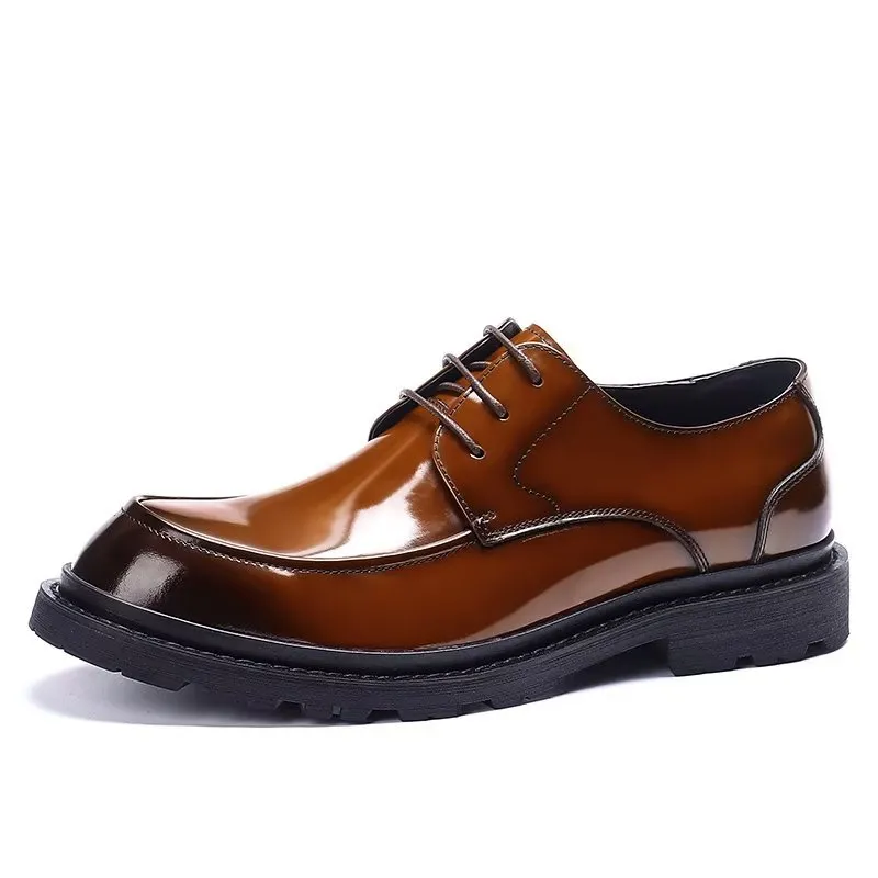 LeatherLux Lace-Up Derbies Dress Shoes